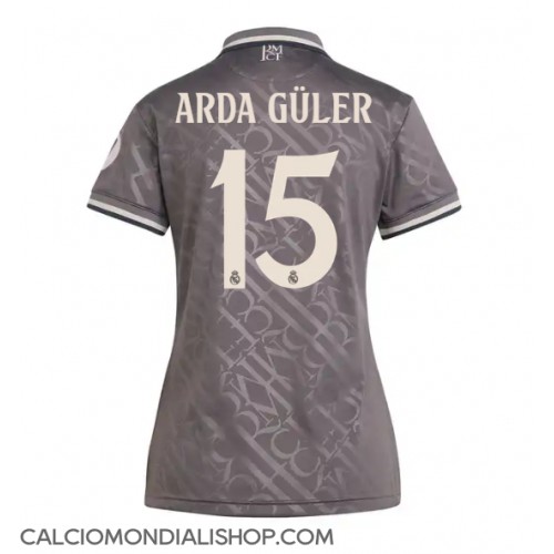 Maglie da calcio Real Madrid Arda Guler #15 Terza Maglia Femminile 2024-25 Manica Corta